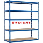 Adjustable 5-TIER Storage Shelving Unit Metal Garage Rack 2500 Lbs Blue. Fixed Price $170.99.