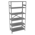 Tennsco ESP-6-1836 Metal Shelving Unit, 18"D X 36"W 75"H, Shelves, Carbon. Fixed Price $264.99.