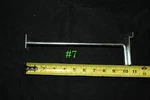 Lot Of 79 Super Heavy Duty 10" Slatwall Faceout Scanning Hook W/ Label Holder #7. Fixed Price $130.88.