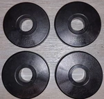Quantum Solutions Wire Shelf 3" Bumpers - Set Of 4 Donuts; Metro, Seville, Uline. Fixed Price $12.16.