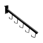 5 J Hook Black Waterfall Square Tube For Grid Panels Wall Wire Display 18" Long. Fixed Price $20.69.