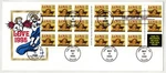 1995 Farnam Large Booklet Pane Fdc 2960A Love Of 20 & $11 Face Value. Fixed Price $14.99.