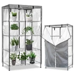 Waterproof Shelf COVER,600D Heavy Duty Wire Shelving Unit Cover,three Side Se.... Fixed Price $104.77.