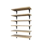 Skysen Floating Shelves For Wall Set Of 6, 15.7IN Wood Shelf F... Fast Ship. Fixed Price $37.24.