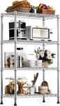 Mzg Tier Adjustable Wire Shelves Metal Storage Kitchen Racks 14"X 24"X 53". Fixed Price $45.10.