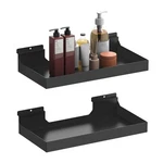 2 Pcs 16X8 Inch Slatwall Shelves, Heavy Duty Baskets, Metal Wal.... Fixed Price $41.55.