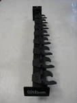 Brand New Wilson Iron Set Single Side Display Holder For Slat Wall Black. Fixed Price $25.00.