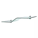 Wallscapes Shelf Waved Shaped Brackets Kit Clear Glass 40" X 5/16". Fixed Price $93.22.