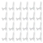 Murtenze 24 Pack Plastic Easel Plate, Display Stands Picture Frame Clear. Fixed Price $9.82.