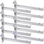 10 Pcs Inch Heavy Duty Hooks Shelf Brackets Display. Fixed Price $35.50.