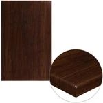 Flash Furniture 30" X 48" Walnut Resin Table Top, 2" Edge TP-WAL-3048-GG. Fixed Price $209.99.
