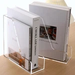 Acrylic Magazine Rack File Holder Desk Organizers And Storage 2-PACK Small Cl.... Fixed Price $51.47.