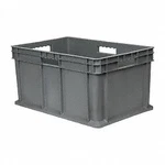 Akro-mils Gray Stacking Polyethylene Tote, 23.3" X 15.8" 12.3". Fixed Price $48.95.