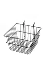 6 Gridwall Wire Baskets Black Slatwall 12" X 8" Powder Coat. Fixed Price $74.95.