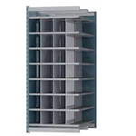 Hallowell Deep Bin Shelving 707 Marine Blue Posts Sides. Fixed Price $2269.60.