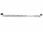 Nexel AHR24C Chrome Hanging Rail 24" W, Silver, 100 Lbs Inch,. Fixed Price $36.99.