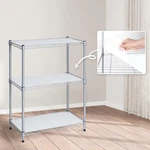 Nsf Silver Adjustable Shelves Metal Wire Shelving Unit W/liners, Kitchen & Garag. Fixed Price $71.83.