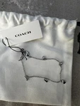 Nwt Coach Silver Bracelet, Charms, ($125 Retail). Fixed Price $59.95.