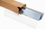 Clear Plastic Shelf Divider Adhesive Mounts - 50 Pack, 18" X 3". Fixed Price $75.99.