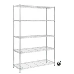 Hdx 5-TIER Steel Wire Shelving Unit Chrome (48 In. 72 18 D). Fixed Price $109.95.