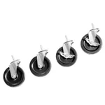 Trinity 4 Inch Wire Shelving Caster Wheel Kit . New!!!!!. Fixed Price $25.10.
