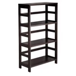 Winsome Wood Storage Shelf 3-TIER Wide Solid Composite Espresso Durable. Fixed Price $86.34.