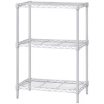 Width 55CM 3-TIER Colored Metal Rack Iris CMM-55083 Light Gray Steel. Fixed Price $357.84.