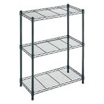 Hdx 3-TIER Steel Wire Shelving Unit Black (24 In. 30 14 D). Fixed Price $33.99.