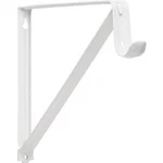 (10)-KNAPE & Vogt Closet Pro White Heavy Duty Shelf Rod Bracket RP-0045-WT. Fixed Price $71.89.