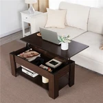 Modern Lift Top Coffee Table W/hidden Storage & Shelf For Living Room Reception. Fixed Price $95.99.