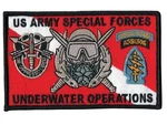Large Underwater Operations School Us Special Forces - Hook Diver Down "sfuwo". Fixed Price $10.25.