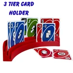 3 Tier Playing Card Holder Rack Hands Free Tray Canasta Uno Games Poker. Fixed Price $12.95.