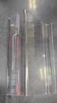Clear Acrylic Shoe Slatwall Display Shelf 10"X4" With 3" Label Face 12PACK. Fixed Price $52.99.