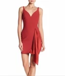 Cinq Sept Mallory Draped Panel Cocktail Mini Dress Sz 2 Retail $395.00 Nwt. Fixed Price $85.80.