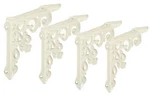 Nach Decorative Shelf Brackets, 4 Pack Of 5 X 1.2 Inch, Antique White Cas.... Fixed Price $52.43.