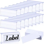 Yulejo 150 Pieces Wire Label Holders Plastic Shelf.... Fixed Price $42.49.