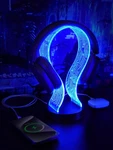Coolgift Mart Up Headphone Stand With 16 Color Lights, Pcb Black. Fixed Price $64.99.