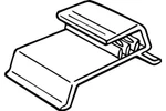 Gondola Shelving Ticket Price Channel Sign Holders Grippers 25 Pc. Fixed Price $8.25.