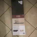 Home Decorators Collection 24IN Wall Mounted Decorative Shelf, Espresso, 1. Fixed Price $15.00.