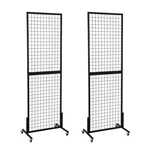 Panels Wall 1.8 X 5.7 Display Rack Black ZSB-2 Grid Ouduck Packs Standing. Fixed Price $179.99.
