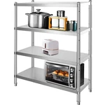 Stainless Steel Kitchen Shelf 48 58" Shelving Rack Shelves Restaurant. Fixed Price $114.99.