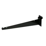 New 12" Slatwall Knife Shelf Brackets With Lip - Black 10 Pcs. Fixed Price $39.93.