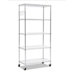 Alera SW653618SR 72 X In. 5-SHELF Wire Shelving Kit Silver. Fixed Price $125.49.