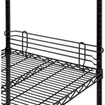 Nexel Black Epoxy Wire Ledge 18""W 4""H Industrial AL418B 707022316132. Fixed Price $15.88.
