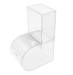 Plaxiglass Curve Candy Bin/treats Tube Display Acrylic Round Dispenser. Fixed Price $42.88.