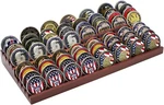 Piaohao Challenge Display Stand Holds 64 Coins, Solid Wood Military. Fixed Price $33.28.
