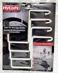 Hyloft Storage Solutions Add-on Hooks (white) 4-PACK Brand New!! #00212. Fixed Price $28.00.