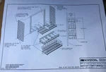 Royston Metal Wire Rack Shelf 24X22 Shelving Display Merchandise. Fixed Price $34.99.