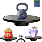 Jayegt Motorized Rotating Display Stand, 10INCH /11LBS Load ,mirror Cover 360. Fixed Price $31.94.