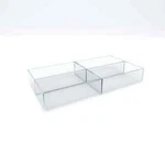 1 Medium Acrylic Display Trays Econoco Ddtraym. Fixed Price $65.13.